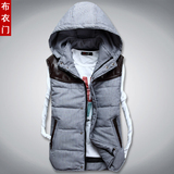 culk-祺艺 新款<em>坎肩</em> <em>马甲</em> 男士 韩版 <em>保暖</em> 连帽 秋