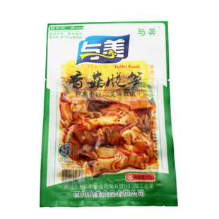  正宗四川特产 新休闲一族 素食小吃 与美 香菇脆笋70g/袋