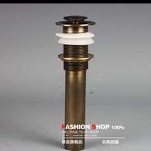 景焱 欧式全铜面盆下水器 弹跳下水 青铜去水 台盆必用