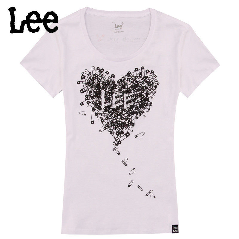 <span class=H>LEE</span>李牌专柜正品 2012春夏季新款情侣款女装短袖T恤LWY046J06W00