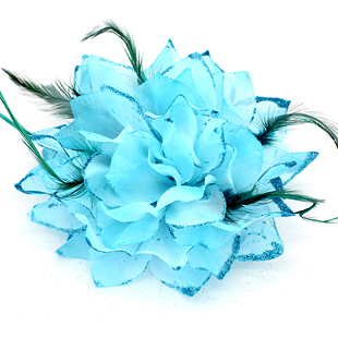  [千色新娘]th003红色头花头饰 手腕花胸花 结婚饰品发饰 多色可选