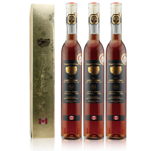  有家红酒加拿大进口VQA级法定列吉塞赤霞珠冰红葡萄酒甜酒375ml*3