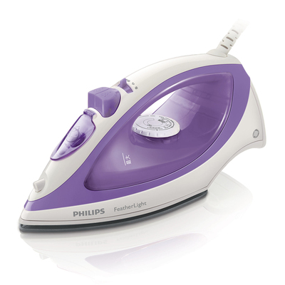 飞利浦官方旗舰店 1000W不黏底板家用蒸汽电熨斗GC1418 正品包邮