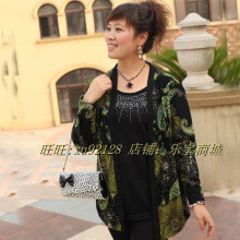 加大<span class=H>加肥</span>中老年女装长袖t恤 胖妈妈装 南韩丝富贵<span class=H>秋装</span>Q326
