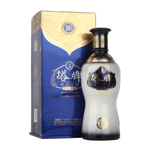  【久加久】半干型糯米黄酒 塔牌十年手工冬酿绍兴花雕500ML