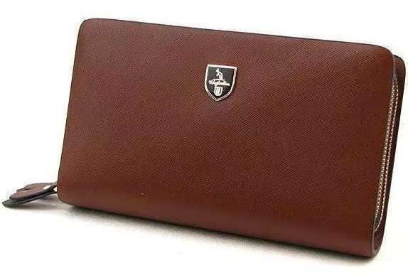 【豆豆推荐】袋鼠专柜正品品牌全牛皮手包男款