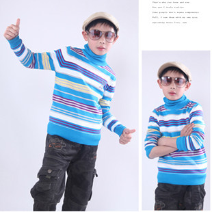 <em>儿童毛衣</em>,时尚<em>男童</em>纯棉线衬衫领<em>毛衣</em>,百妮 浅藕