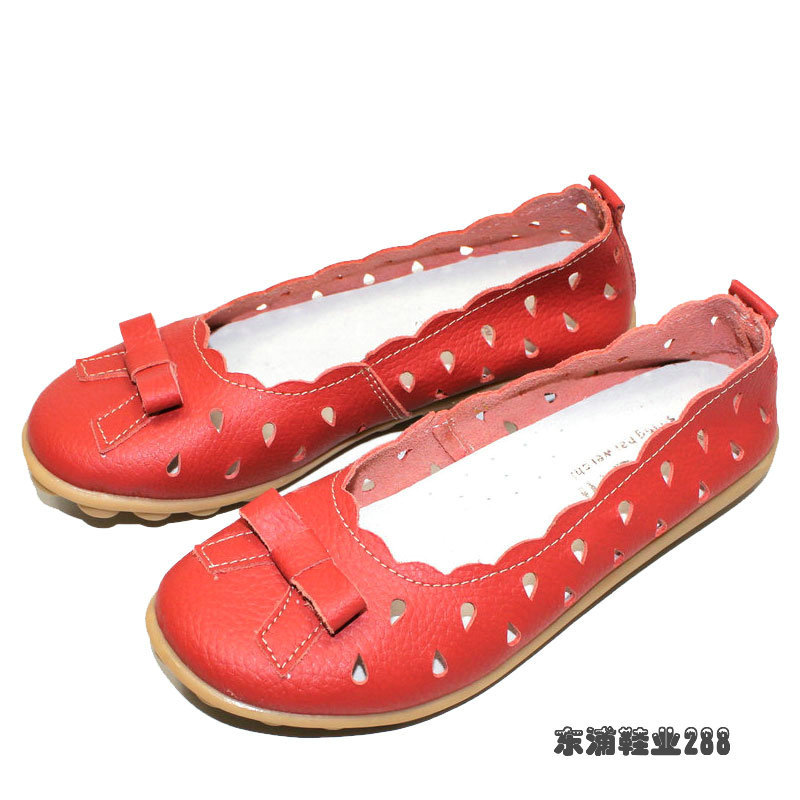 镂空妈妈鞋护士鞋...