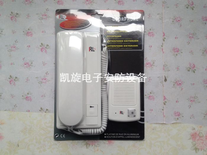 柔乐RL-3208门铃对讲机/有线门铃/有线对讲电话/对讲门铃开锁|ruв категории электронный/электрик, интеллектуальные системы, Создание интеллектуальных систем, интерком оборудования - от Buy2taobao.com для оказания профессиональной услуги покупки агента Taobao