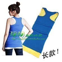 T014。皇冠爆款狂销万件 纯棉细罗纹 68CM长款工字背心