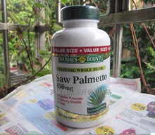 2瓶包邮美国Nature’s Bounty自然之宝Saw Palmetto锯叶棕前列腺