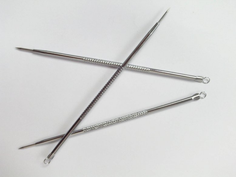 Foil Tools Bubble needle Stainless steel Double head Acne Needle Acne needle Beauty pin Acne Blackhead Acnein the Personal Care/Health/Massage equipment , Cosmetology/Body aids , Other Beauty/Body Tools category - from Buy2taobao.com to provide professional Taobao agent buy service
