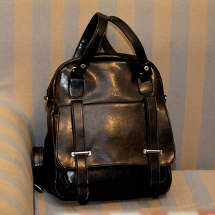  包包新款潮女韩版复古双肩女式包学院风潮流英伦时尚休闲背包