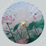 泸州分水油纸伞舞蹈拍照道具传统装饰伞彩绘亭亭玉立订做