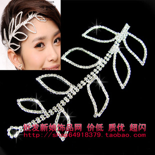  厂家直销 款款低价 树叶新娘头饰 结婚皇冠 新娘皇冠