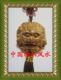 中国桃木风水檀木瑞獅咬劍108年属牛者助运物