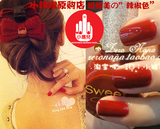 呛口小辣椒本店购~Sweet Color 环保指甲油 正品 辣椒色枣红