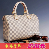 =顶级礼品=lv/路易威登 女包 棋盘格 手提包speedy30 中号N41533