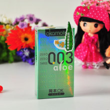 成人用品 情趣用品 冈本003芦荟超薄10支装安全套 避孕套 正品