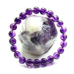  亲宝水晶 专柜正品纯天然紫水晶手链 女士饰品送鉴定证书假一赔十