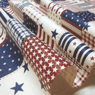 美国国旗星条旗纯棉布料布艺\/床品面料\/宝宝服