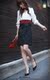 Chanel香奈儿充滿甜美味道的柔美感腰间间色连衣裙