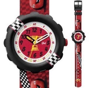  瑞士Swatch斯沃琪儿童手表 汽车总动员闪电麦昆 ZFLS019 专柜正品