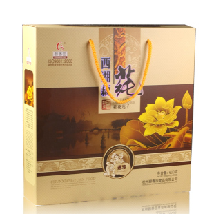 杭州特产  醇香园600克桂花莲子藕莼礼盒装  （西湖藕粉）