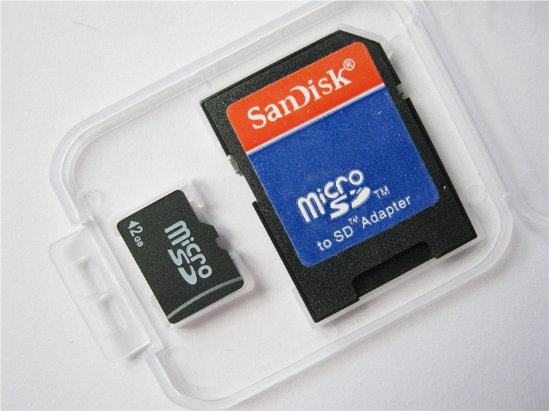 批发 全新 TF2G micro sd 2G 2g 内存卡 手机卡 带SD卡托