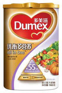  【群婴会】Dumex 多美滋优价优衡多营养奶粉900g克 罐装