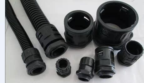 AD54.5\/1只PE波纹管接头 塑料波纹管接头 PE