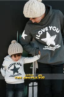  年the couple pig最新款亲子装/亲子外套/父子装/父女装/外套