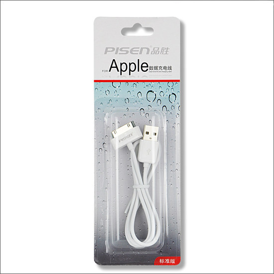 品胜 APP-1 iphone 4S 3GS ipad2 IPOD苹果线 6芯数据线 正品包邮