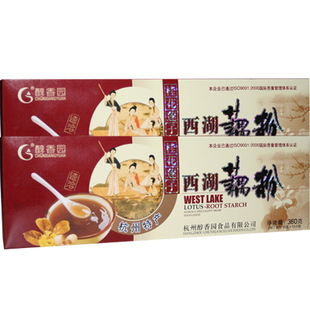  杭州特产醇香园桂花莲子藕粉360克（藕莼）
