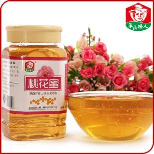  桃花蜂蜜500g正品 蒙山蜂人 纯天然农家包邮 美容养颜 出口级原蜜