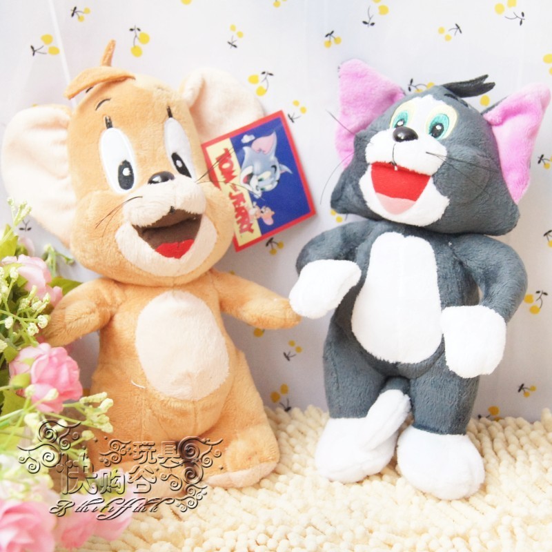 正版迪士尼Disney 猫和老鼠公仔一对 毛绒玩具 正版迪士尼Disney 猫和老鼠公仔一对 毛绒玩具