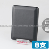 双枪烟盒-正品 超薄单面/经典光面皮面/CP11C00铬框3 香菸8支装型