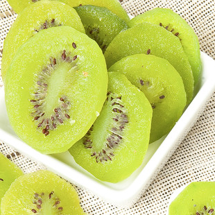  百草味 零食蜜饯 猕猴桃片 水果干 奇异果干 猕猴桃干160g 罐装