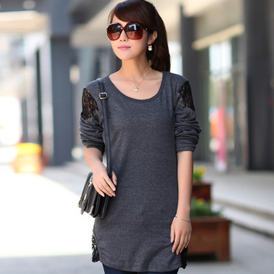 秋装韩版女装显瘦长袖...