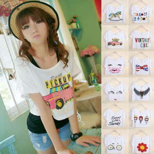 宽松新款韩版大码印花...