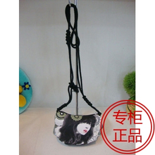 黑眼睛2012 女包正品 帆布包 小斜挎包 女 小包布包 日系包 花影