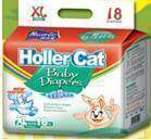 一钻特惠▲HOLLER CAT 快乐兔超薄干爽柔棉瞬吸婴儿纸尿裤XL18片