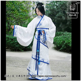 古装<em>汉服</em>女 <em>曲裾</em>深衣贵妃服装 影楼拍照服汉代
