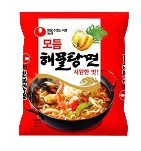  韩国进口 农心海鲜全家福汤面 方便面 速食面125g