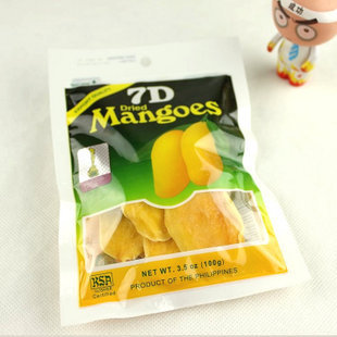  正品 菲律宾7D芒果干 7D芒果干100g 港版 国内代理版 超好吃