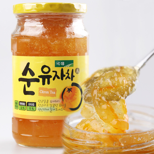  KJ蜂蜜柚子茶 560g KJ柚子茶 柚子茶 蜂蜜柚子茶 韩国 正品