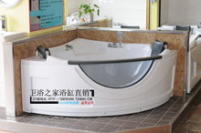 布朗格BLG-908扇形按摩浴缸亚克力冲浪浴缸1.38米双人138定制
