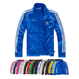 【零下衣℃】adidas三叶草运动服情侣春秋外套夹克复古三条杠卫衣