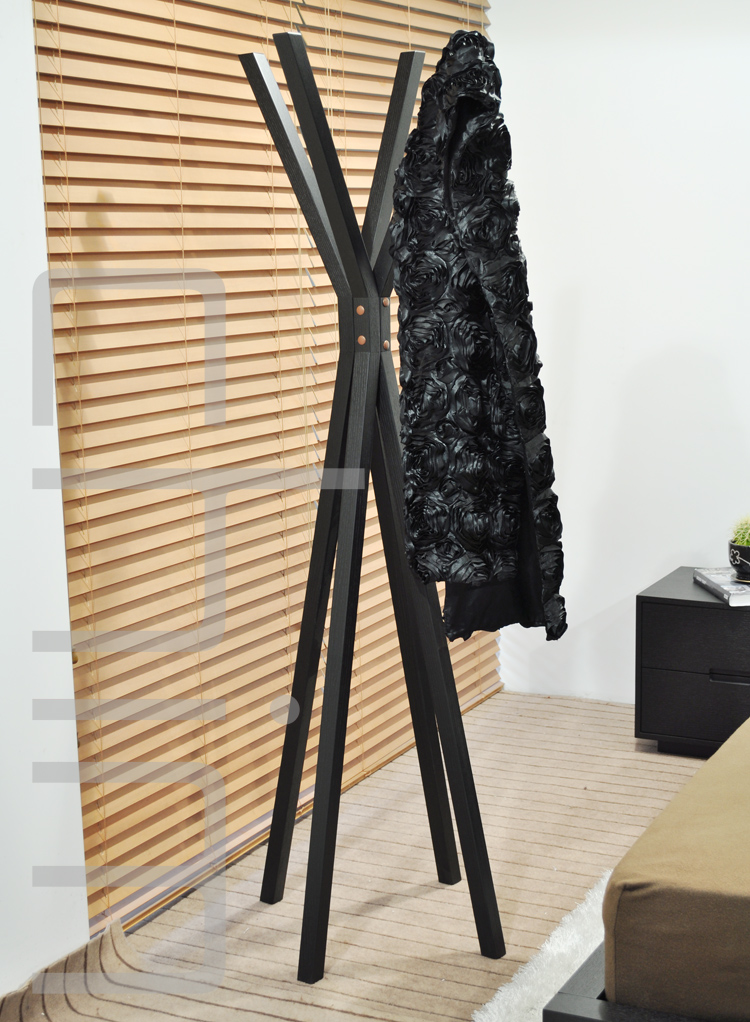 B&B极简衣帽架 包邮正品衣架 落地黑橡木实木 简约现代移动衣帽架|ruв категории жилой мебели, рама тип, вешалка - от Buy2taobao.com для оказания профессиональной услуги покупки агента Taobao