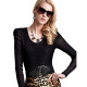 Dream Basha 2012 spring clothing styles of women's low collar lace long sleeve t-shirt, t-shirt at  end of 032012107